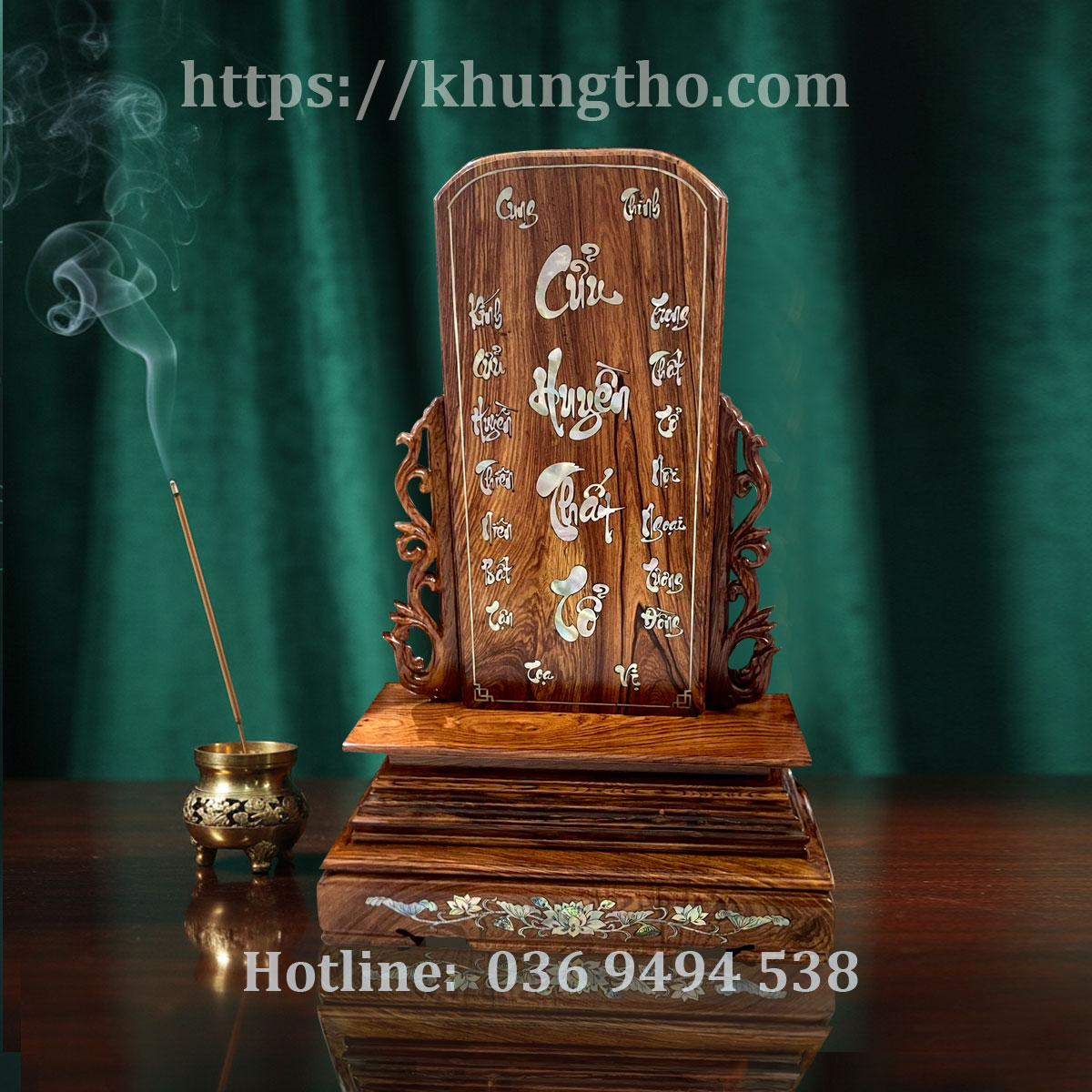 Bài vị Cửu Huyền Thất Tổ chữ Việt