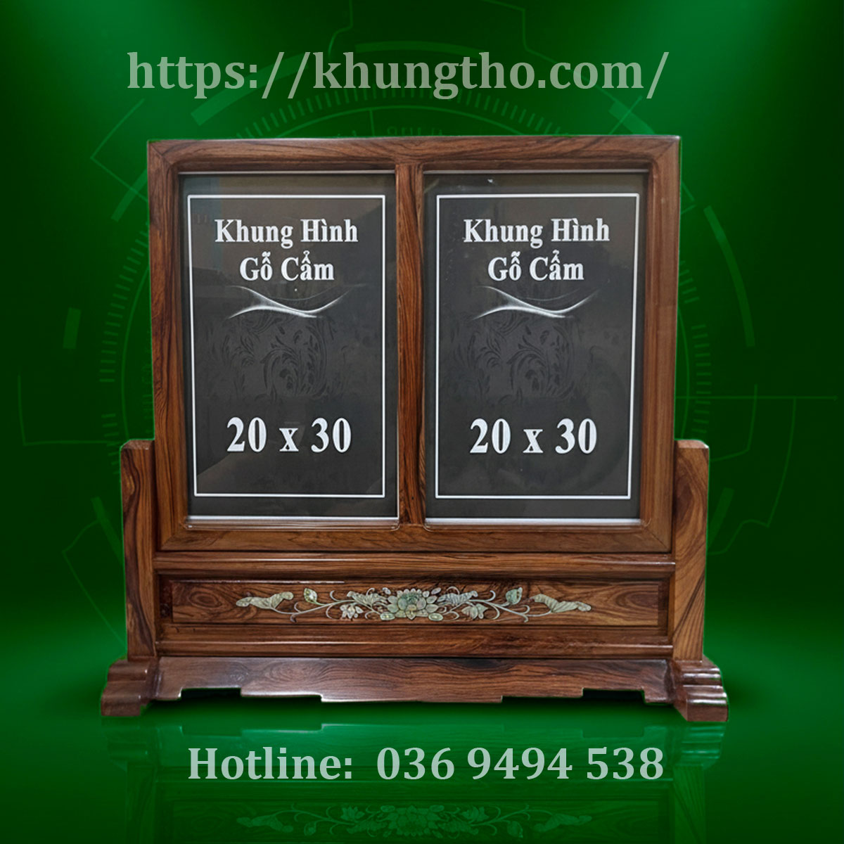 mau khung anh tho can oc xa cu