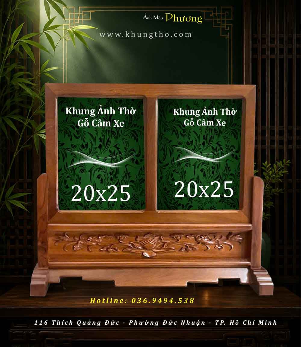 khung hình đôi cho cha mẹ